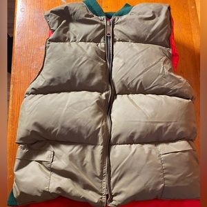 Vintage Reversible Down Vest